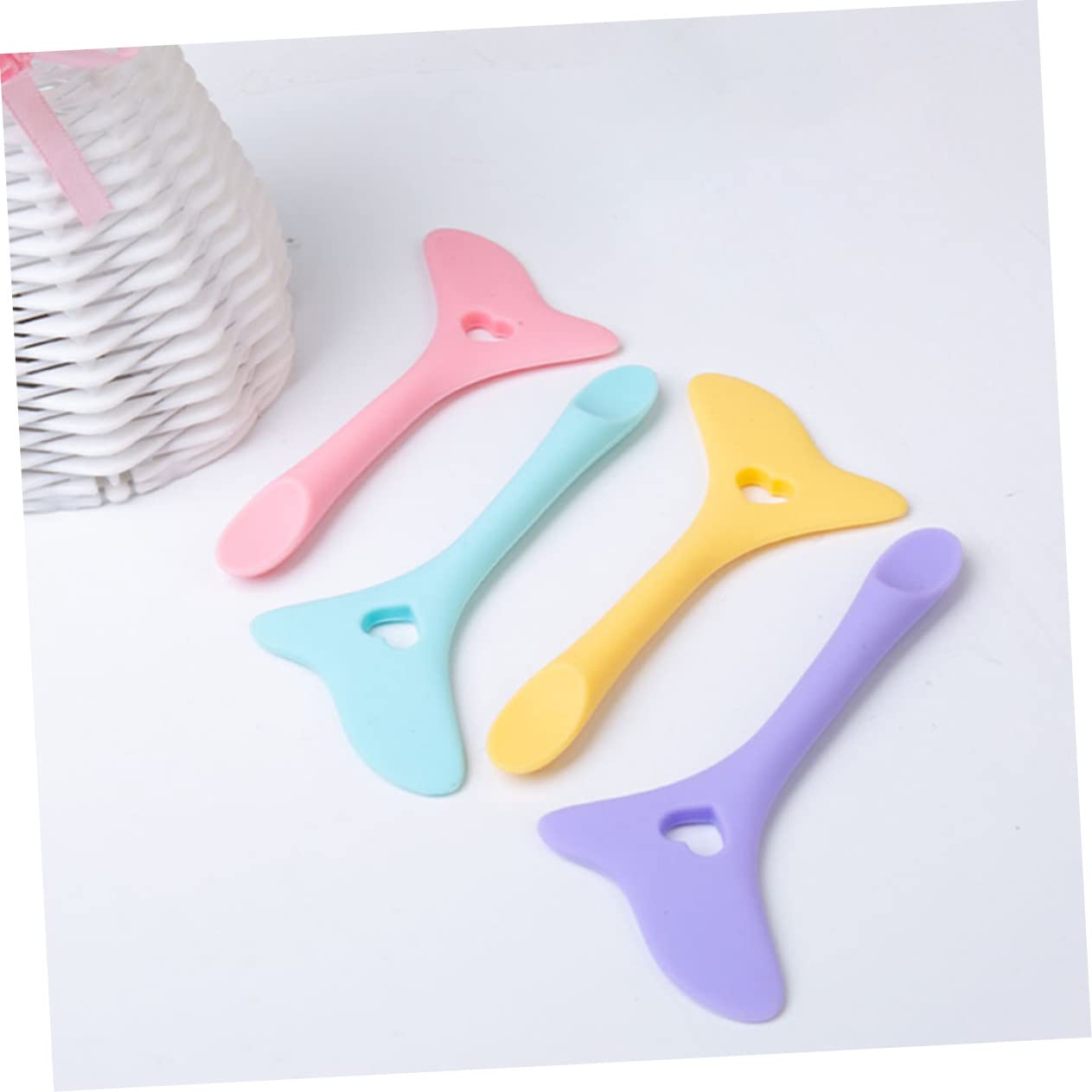 minkissy 8pezzi Stencil Per Eyeliner Silicone Strumenti Per Make up Occhi Applicatori Pratici Per Principianti e Professionisti Facili Da Usare e Multi-funzionali