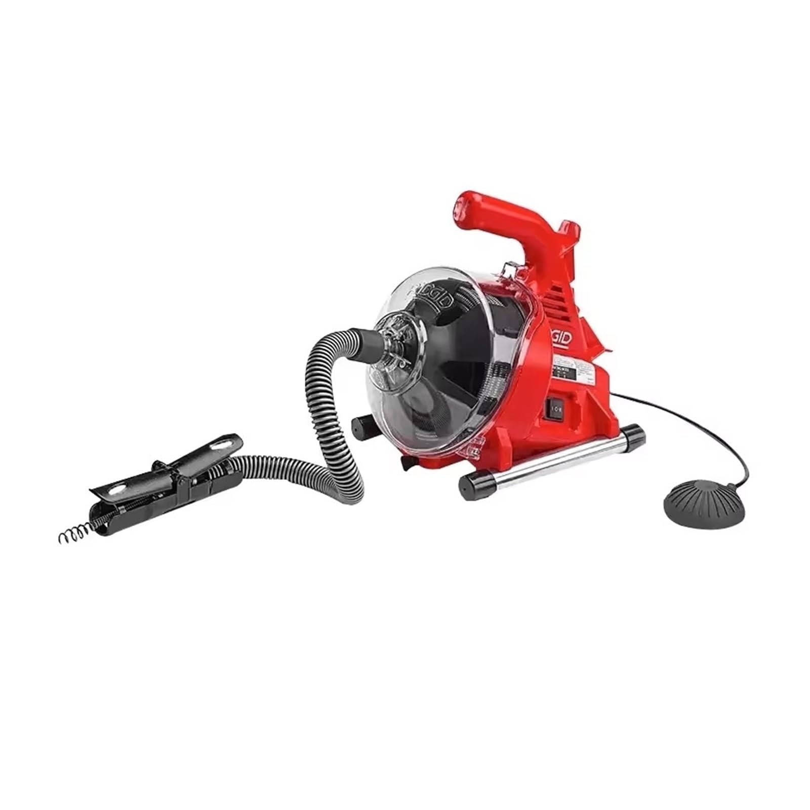 Máquina eléctrica de dragado de tuberías de alcantarillado, 120W, alta potencia, automática, for inodoro, cocina, 19-28MM, máquina de limpieza de tuberías, limpiador de draga de tuberías