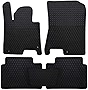 Megiteller Car Floor Mats Custom Fit for Hyundai Sonata 2020 2021 2022 2023/2021-2023 Kia K5 (Only FWD Models) Odorless Washable Heavy Duty Rubber (All Weather) Floor Liners Set Black