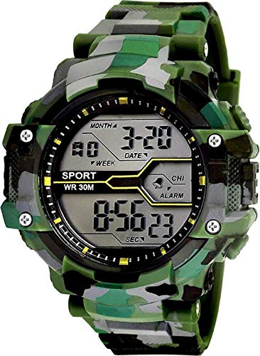 CHEETAH Army Digital Watch 4 Color Lights Blue RED Green Sky Blue Waterproof Sports Watch for Boys Military Army Watch for Men (B08YXLKX2G) Amazon Price History, Amazon Price Tracker