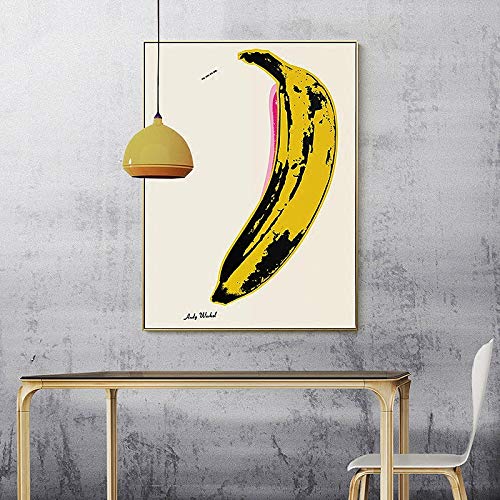 Andy Warhol"banaan" Pop Art Decoratie Schilderen Canvas Schilderij Posters en Prints Muur Foto 'S voor Woonkamer Decor 70x90 cm Frameloos - Afbeelding 5