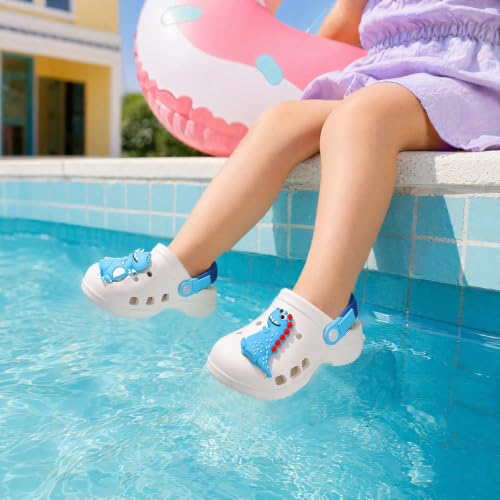 Image of Toddler Little Kids Clogs Slippers Sandals, Non-Slip Girls Boys Clogs Slide Lightweight Garden Shoes Slip-on Beach Pool Shower Slippers