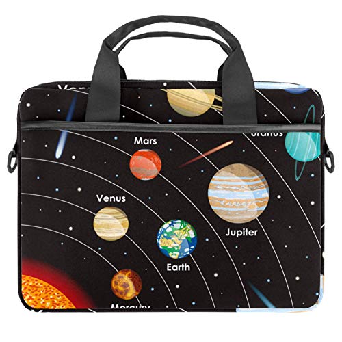 Sacoche à bandoulière pour ordinateur portable 13-14" style galaxie