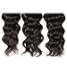 YIROO Brazilian Human hair Body Wave Virgin Hair Weave 3 Bundles 9A 100% Unprocessed Human Hair Weft Extensions Natural Color 95-100g/pc (8 10 12')