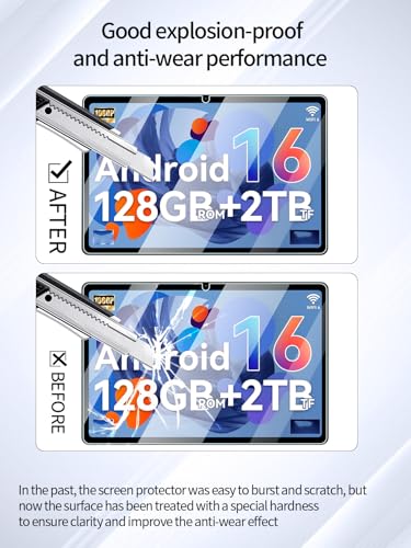 Protector de Pantalla para Tableta Hakaug G13 10 pulgadas 2 Pack miniatura 3
