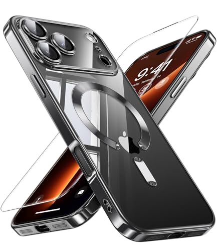 y{̂̐FElCܐFzJUESHITUO iPhone 17 Pro p P[X }Olbg MagSafe[dΉ ̌^Yی ςȂ 1XXN[یt ČRMILKi Xgbvz[L phone 17 Pro p P[X 