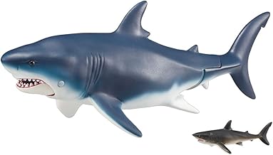 Takara Tomy Ania AL-11 Megalodon (Floating Ver.) Animal Dinosaur Toy for Ages 3 and Up