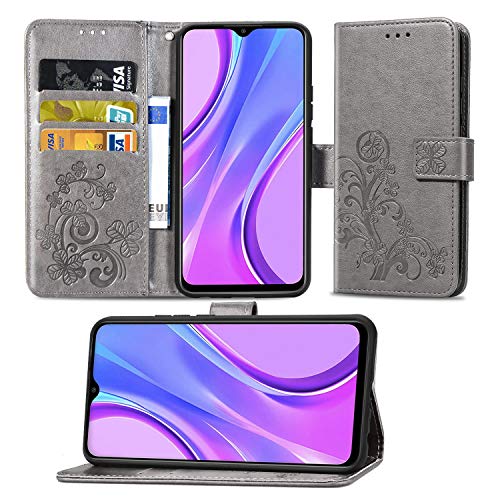 FANFO® Custodia Flip per Xiaomi Redmi 9, 3D