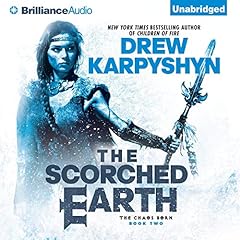 The Scorched Earth Audiolibro Por Drew Karpyshyn arte de portada