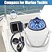 Sea Marine Compass with Mount Compasses Ball Waterproof for Boat Caravan White Sea Marine Compass with Mount for Boat Caravan Truck Car Navigation Compass Boat Sea Marine