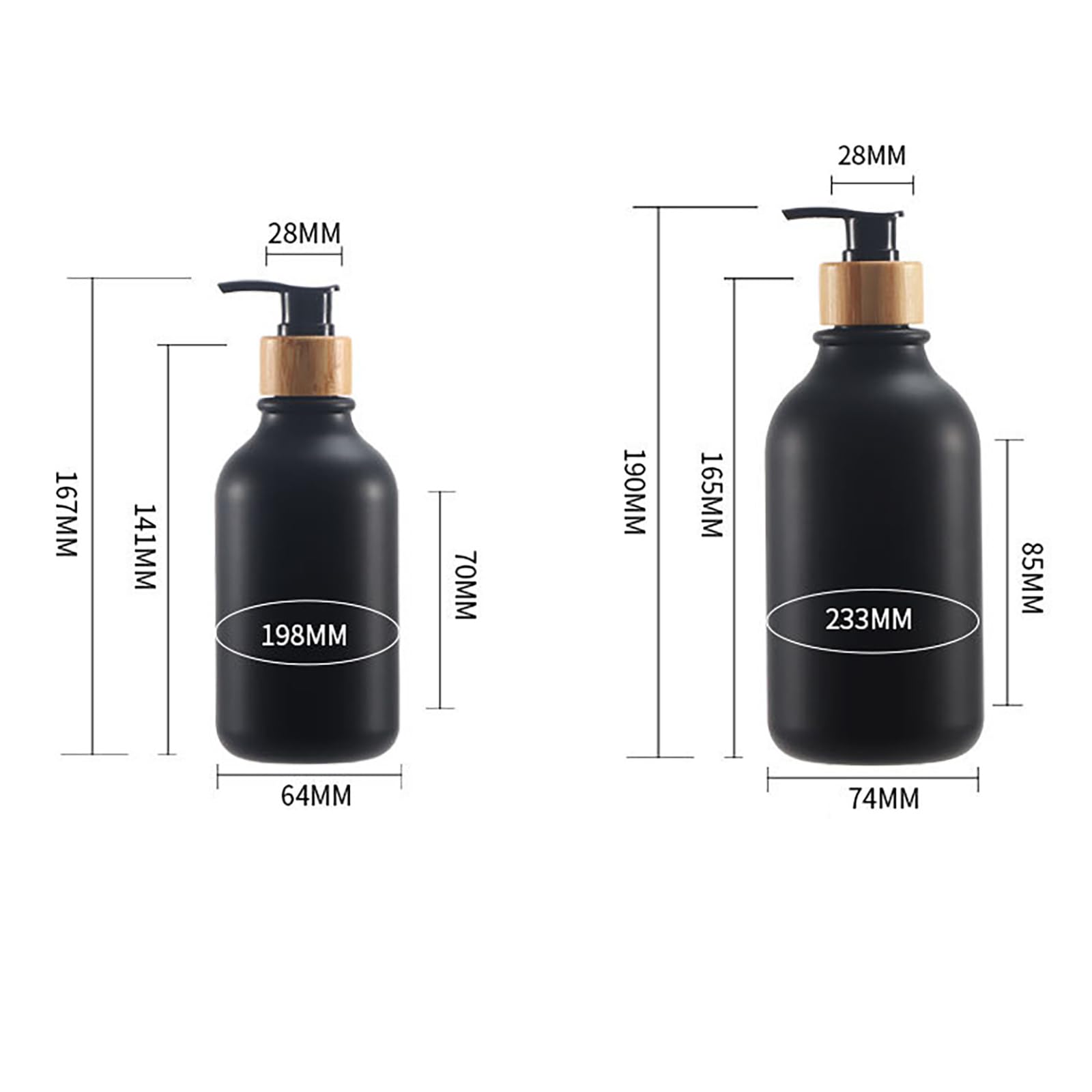 Amazon｜シャンプーボトル セット 3本 500ml 浮かせる お風呂 浴室 