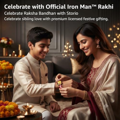 Image of Marvel Iron Man Silicone Band Rakhi | Officially Licensed | Rakhi for Boys, Bhaiya, Bhai | Raksha Bandhan Gift