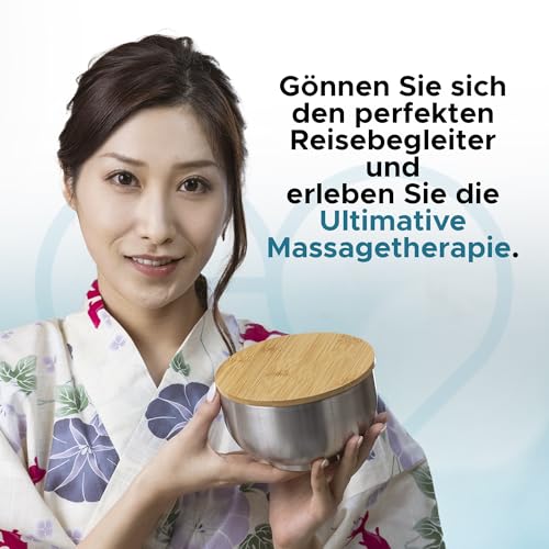 Nuru Platinum Massage Gel Powder Set | 3 x Massage Powder 5g Beutel | 1 x Schalen 500ml
