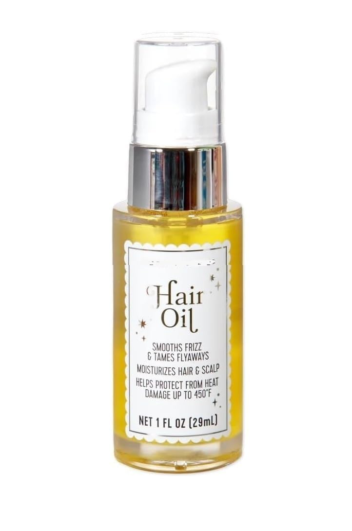 Hair Oil with Moringa Seed Oil, Chia Seed Oil, Argan Oil, and Vitamin E 1 fl oz/29 ml - Pack of 1