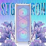 STGAubron Gaming PC Computer Desktop, GeForce GTX 1660 Ti 6G, Intel Core I7 up to 3.9 GHz, 16G RAM, 512G SSD, WiFi, BT 5.0, RGB Fan x 6, RGB BT Sound Bar, Windows 10 Home, White - Image 3