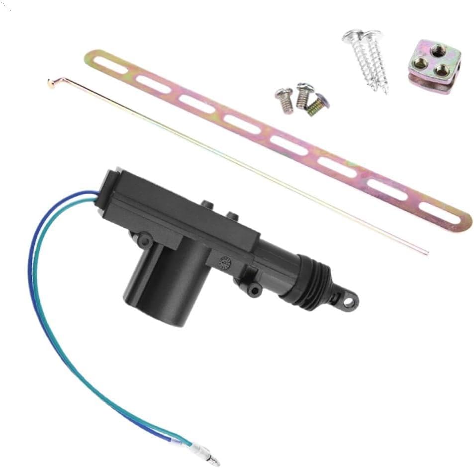 Car Door Lock Actuator 12V 2 Wire Single Type Auto Power Locking System Compatible with Various 12V Vehicles