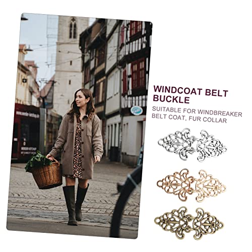 VILLCASE 3 Pçs Cachecol Suéter Com Fivela Vintage Cardigan Botão Up Sweater Clipes De Capa De Fecho