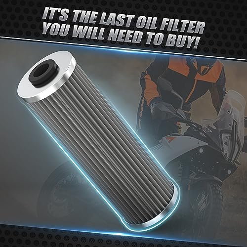 Cartouche de filtre à huile haute performance lavable pour Norden 901 et Supermoto - 4