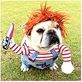 NACOCO Dog Awful Costume Pet Halloween Clothes Cat Cosplay Party Suit Funny Dog Costume Small to Large Dogs(L)