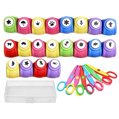 Perforadora de formas y juego de troqueladores para manualidades y oficina