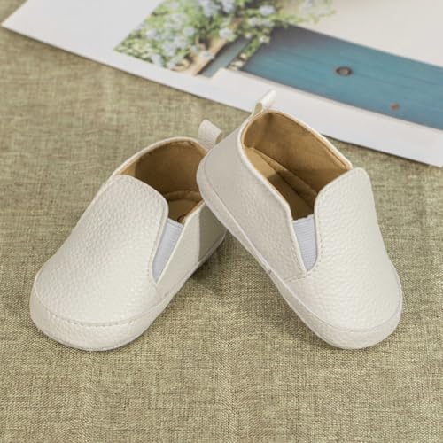 Image of Infant Baby Boys Girls Canvas Sneaker Toddler Slip On Anti Skid Newborn First Walkers Candy Shoes for 0-18 Months