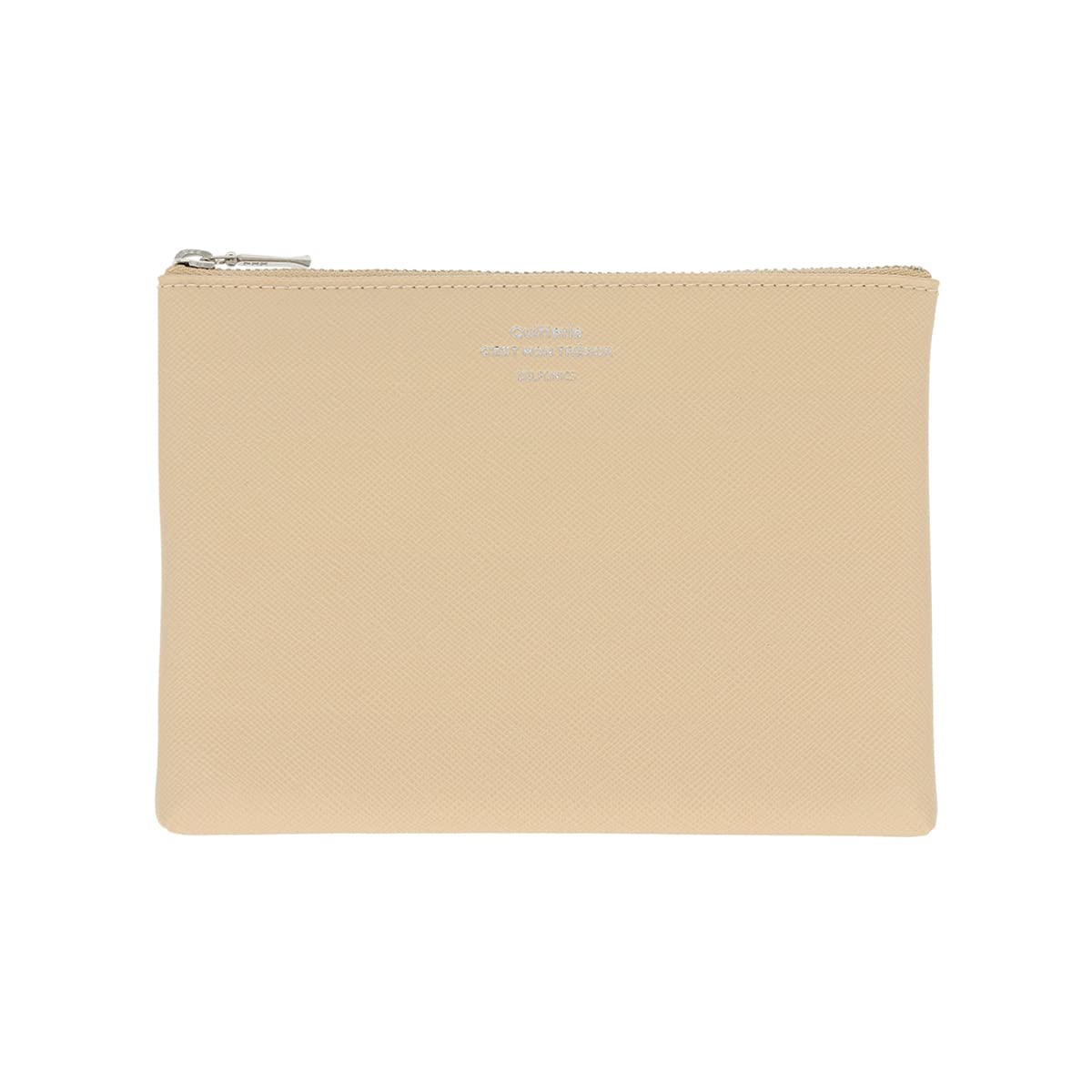DelfonicsQuitterie Pouch: 6.7 in. x 5.1 in. (Beige) / medium