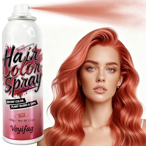 Spray de Color Temporal para Cabello 3.5 oz Rojo miniatura 1