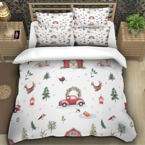 Housse de couette chevaux lit hypoallergique super douce 260x220 - 5