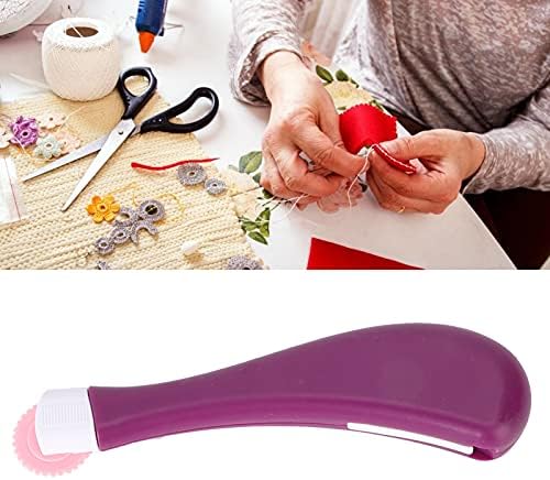 Shanrya Tracing Wheel, Tracing Wheel Toothed Ergonomic, Point Rotary Cutter Wheel, Pattern Notcher Tool, Pattern Wheel Clothes Line Wheel for Tracing Dressmaking Cross Stitch Sewing Leather Paper
