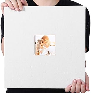 Large Self Adhesive Photo Album 13"x12.6" Magnetic Scrapbook Album 40 Magnetic Double Sided
