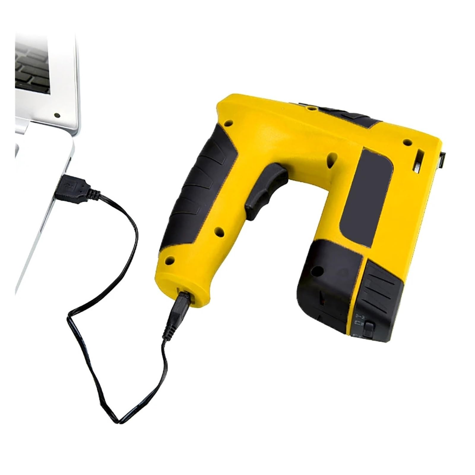 Zszywacz Elektryczny Zszywacz Zszywacz Bezprzewodowy Pistolet Do Gwoździ Zszywacz Meblowy Do Zszywek Ramowych Obróbka Drewna USB Akumulator Z 2500 Szt. Gwoździ Do mocowania materiałów, dekoracji, stol