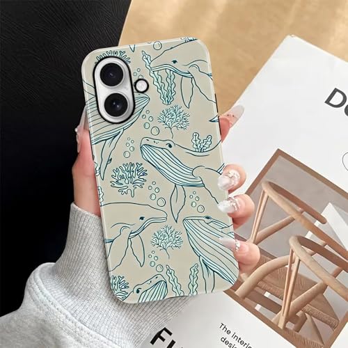 Coque iPhone 17 baleine requin ocean en TPU souple antichoc - 6