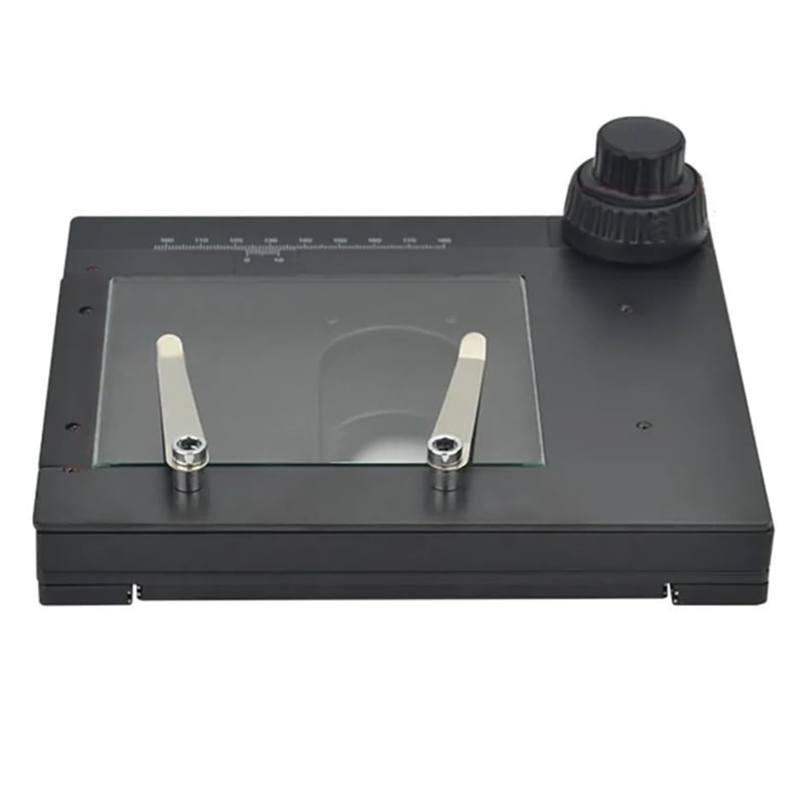 Microscopio XY Axis - Mesa deslizante de viaje, plataforma móvil de escenario deslizante para microscopios estéreo y digitales, ideal para macro/micro fotografía y examen
