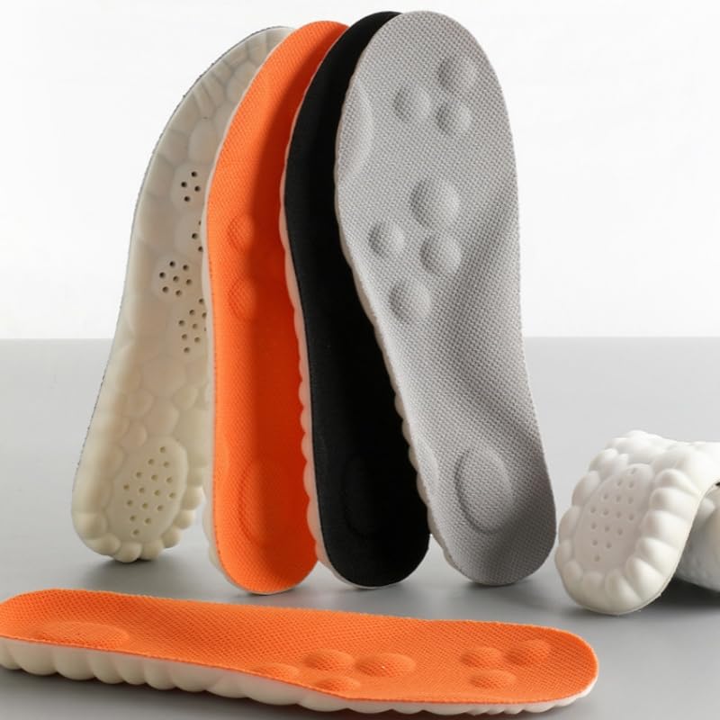Healief Massagesohlen Atmungsaktive, weiche und stoßdämpfende Einlegesohlen für Herren und Damen, ideal für Sport, Alltag und Arbeitsschuhe