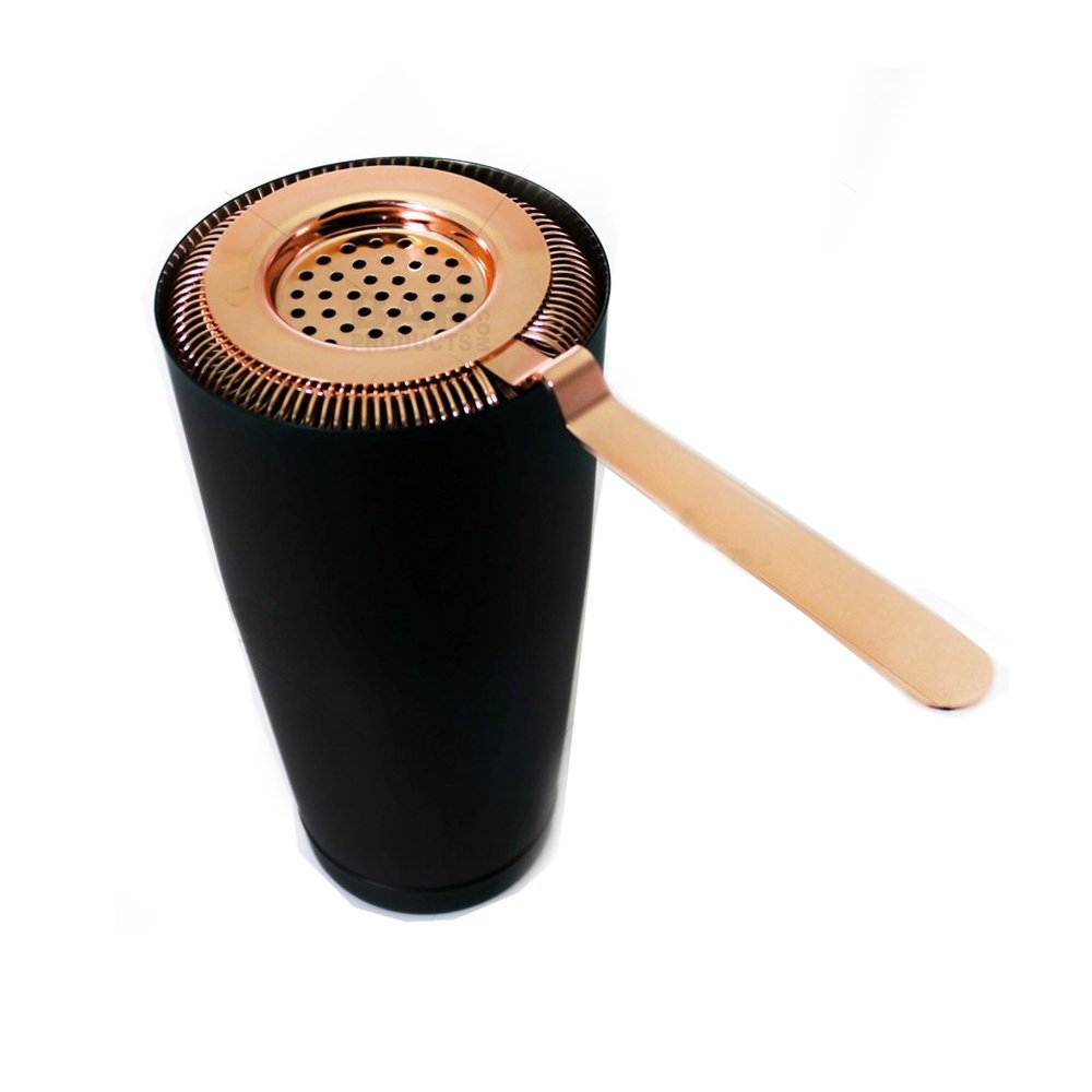 BarConic® Long Ridged Handle No Prong Strainer - Copper