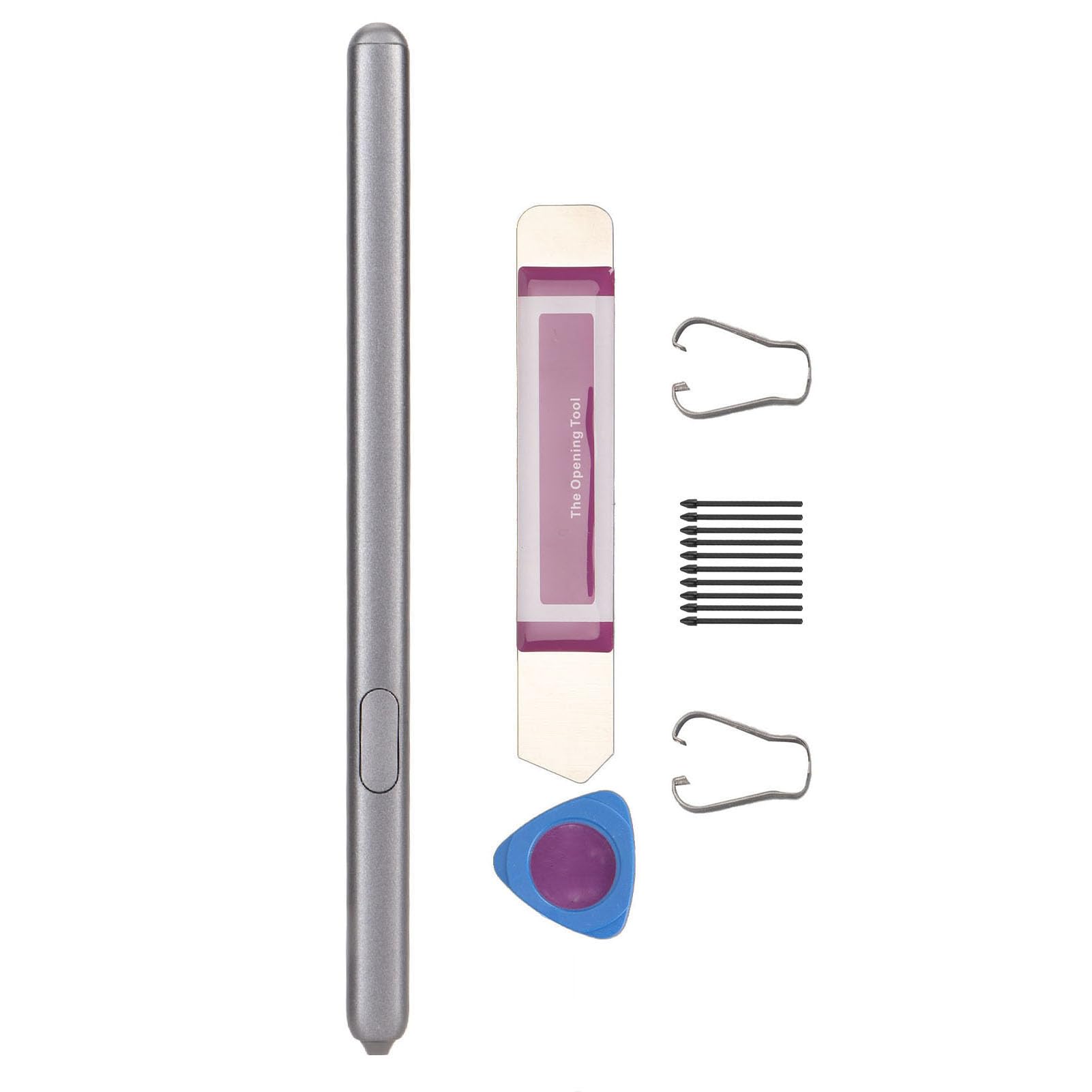 Replacement Stylus Pen, Magnetic Pen Replacement for Tab S6 10.5in SM T860, SM T865, SM T866N, with 10 Nibs, 4096 Pressure Level (Grey)