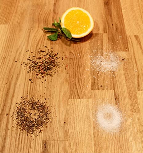 Macinapepe in acciaio inossidabile con frantoio manuale in ceramica regolabile smerigliatrice per erbe aromatiche adatto per sale marino grosso, pepe in grani - immagine 3