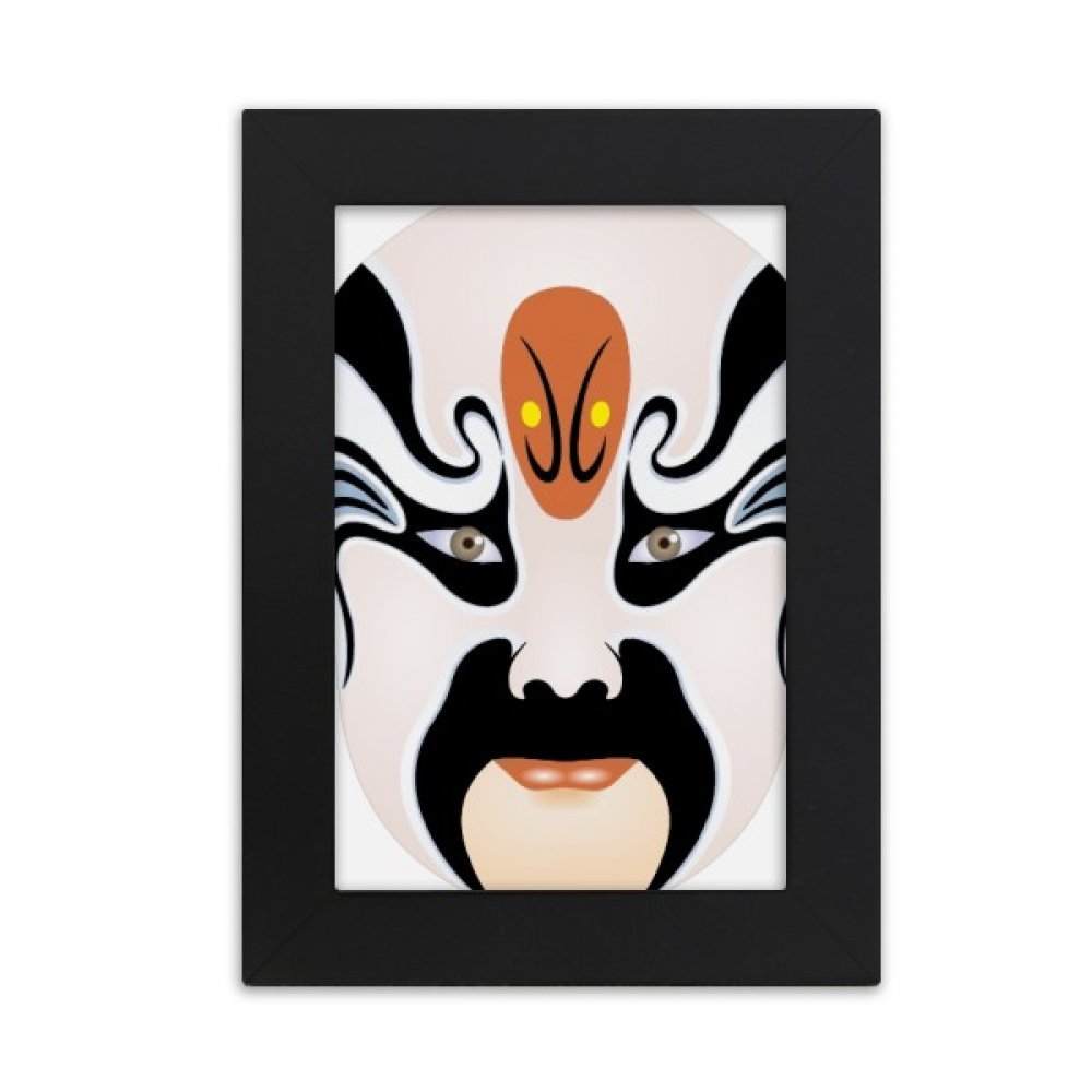 Cadre photo Opéra de Pékin pour décorer un bureau avec une peinture de masque chinois