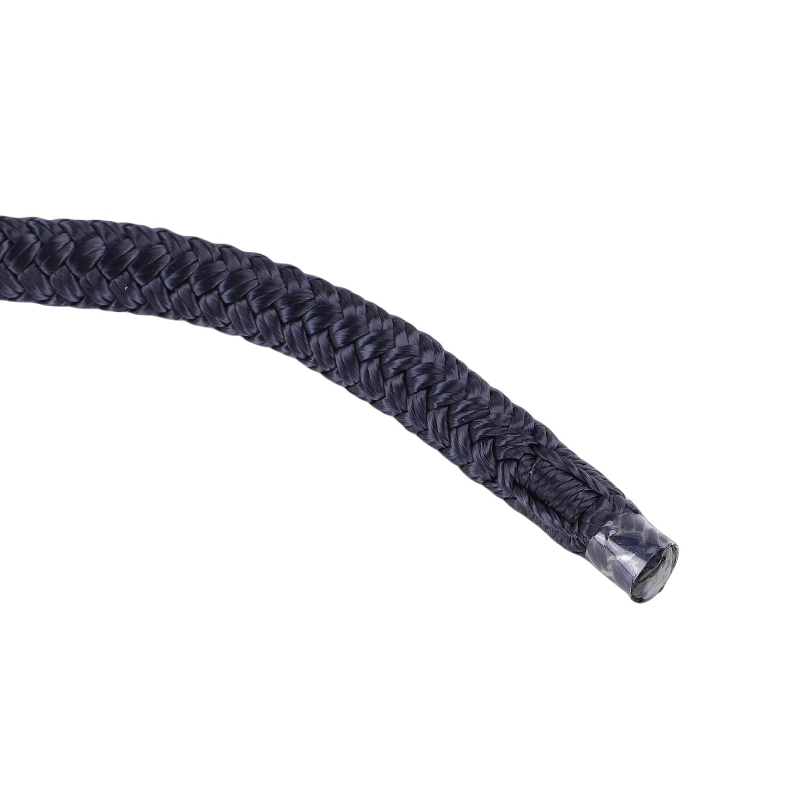 Tissting Bootsleine 1/2 Zoll X 15 Ft Nylon Doppelt Geflochtene Ankerleine Für Sicheres Vertäuen - 2 Stück Hochfeste Marineleine Mit 12 Zoll Auge Für Boote Bis 35 Ft, Segelboote (Marineblau)