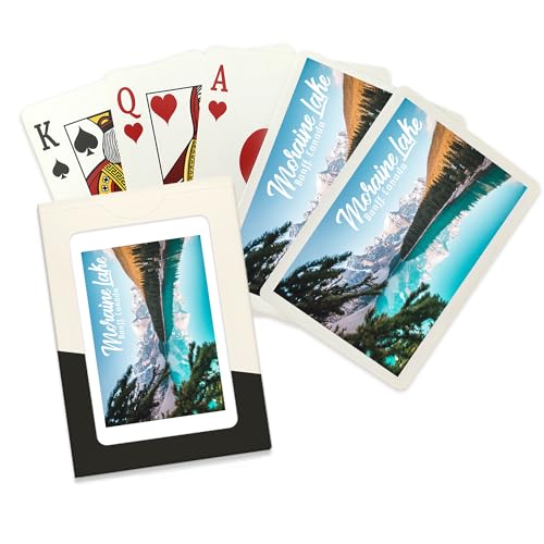 Baraja de Poker Lantern Press Banff Moraine Lake 52 Cartas