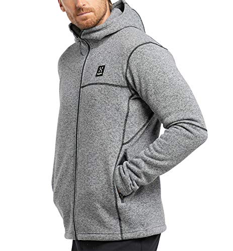 Haglöfs Swook Hood, Pile Uomo, Cemento, XL