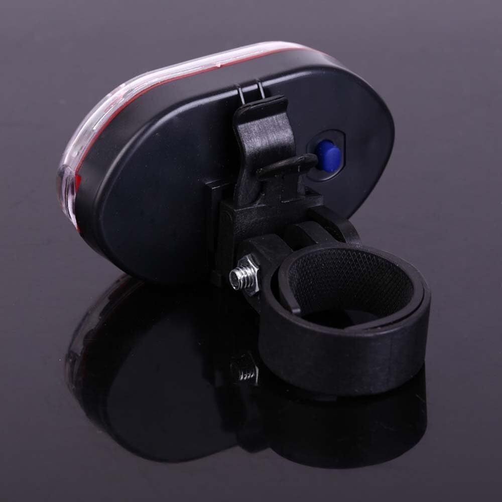 Feux arrière de vélo 9 LED avec mode clignotant à 7 segments, feux arrière haute luminosité, feux d'avertissement, accessoires de vélo(Color light)