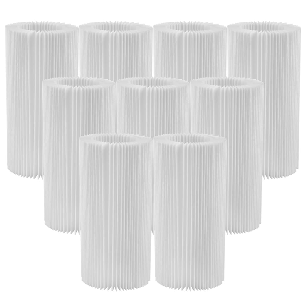 Elnwnnkc Set of 9 Swimming Pool Filter Pump Filter Pool Filter Cartridge Swimming Pools Filter Paper