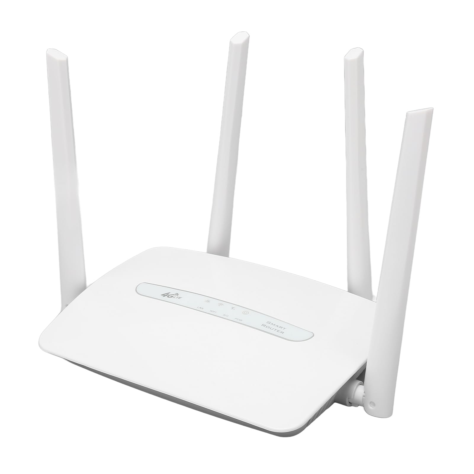 Router Wi-Fi 4G LTE CPE, Inteligentny Router Bezprzewodowy 4G 150Mbps z obsługą Anteny Zewnętrznej dla 32 Użytkowników, standardową kartą SIM, Portem LAN/WAN. 100-240 V (Wtyczka