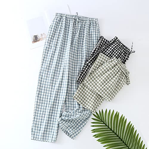 Image of STMAHER Men's Pajama Pants Cotton Pjs Bottoms Lightweight Pajama Bottoms Woven Knit Pants With Pocket