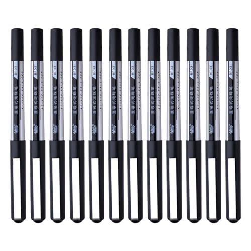 Set de 12 bolígrafos gel 0.5mm secado rápido miniatura 5