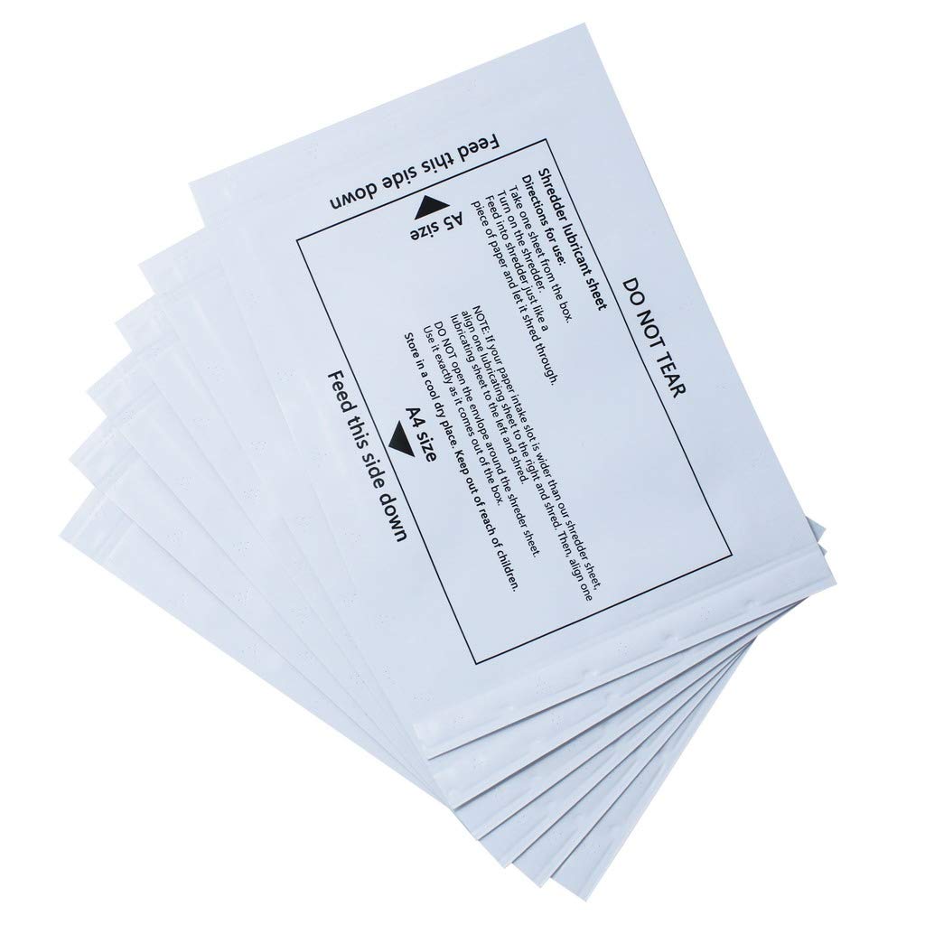 laffeya Papier Shredder Schärfen & Schmiermittel Blätter & Aktenvernichter Reinigung Blätter (12)