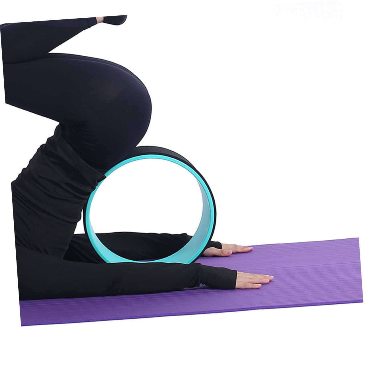 INOOMP Ruota Yoga Per Piegamenti All Indietro Cerchio Yoga Accessorio Di Stretching Rullo Per Esercizi Back Support Senza Fastidio Alla Schiena