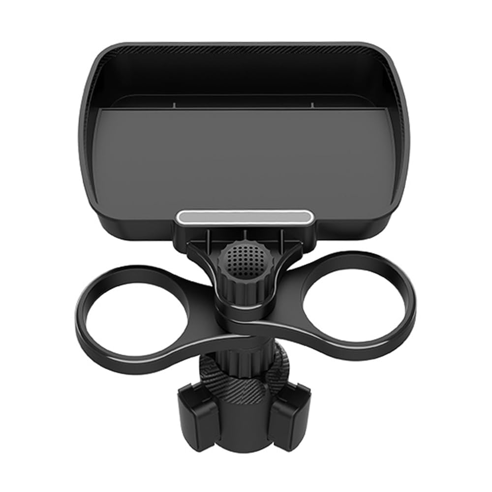 POFET Tavolo per Auto Vassoi per Auto Regolabili a 360 Gradi Portabicchieri per Auto Vassoio per Auto per Accessori per Auto da Viaggio su Strada