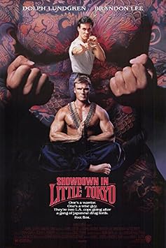 Movie Poster Showdown in Little Tokyo 2 Sided Original 27x40 Dolph Lundgren